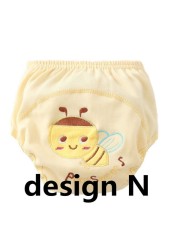 6pcs Baby Training Pants New Children Study Diaper Underwear Infant Learning Panties Newborn Cartoon Diaper Trx0001