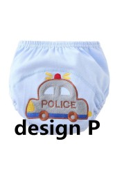 6pcs Baby Training Pants New Children Study Diaper Underwear Infant Learning Panties Newborn Cartoon Diaper Trx0001