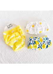 3 Pieces/Lot Baby Training Pants 6 Layers Baby Cloth Diapers Reusable Washable Cotton Elastic Waist Cloth Diaper 8-18kg Nappy