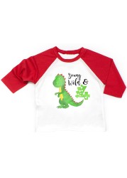 Dinosaur Birthday Shirt Birthday T-shirt Birthday Trcuk Tee Dinosaur Shirt Party Dinosaur Theme Gift Boys Fashion T-shirt