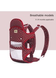 New Baby Carrier Double Shoulder Mesh Breathable Soft Multifunctional Mother Sling Wrap Baby Kangaroo Adjustable Safety Carrier