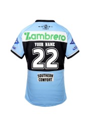 Rugby T-Shirt 2022 Australia CRONULLA SHARKS Home Away Rugby Jersey Retro T-shirt Large Size 5xl