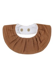 Baby Feeding Baby Bib Collar Decoration Saliva Towel Soft Cotton Scarf Burp Cloths For Newborn Baby Gifts