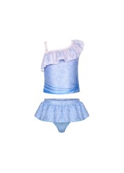 Princess Girls Bathing Suit One Piece Bathing Suit Kids Bathing Suit Snow White and Elsa Two Pieces Bathing Suit