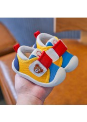 0-2 Y Baby Shoes Autumn Baby First Walkers Soft Bottom Baby Indoor Non-slip Casual Walking Shoes SCW026