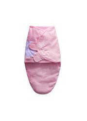 Baby Sleeping Bag, Newborn Baby Sleeping Bags Cocoon Drawstring Shell 100% Cotton 0-3 Months Ages Baby Sleeping Bag Wrapped With Blanket