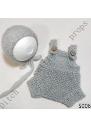 Newborn photography props, pants, hats, mohair woven props, newborn photography clothes