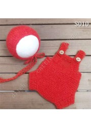 Newborn photography props, pants, hats, mohair woven props, newborn photography clothes