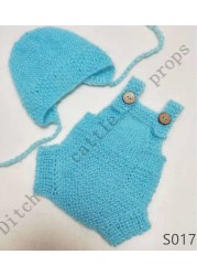 Newborn photography props, pants, hats, mohair woven props, newborn photography clothes