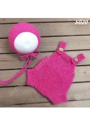 Newborn photography props, pants, hats, mohair woven props, newborn photography clothes