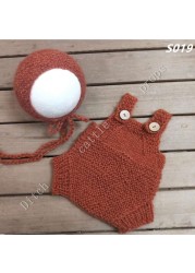 Newborn photography props, pants, hats, mohair woven props, newborn photography clothes