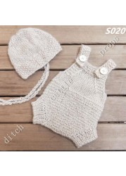 Newborn photography props, pants, hats, mohair woven props, newborn photography clothes