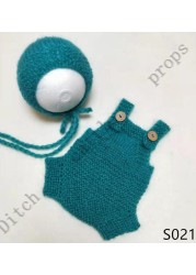 Newborn photography props, pants, hats, mohair woven props, newborn photography clothes