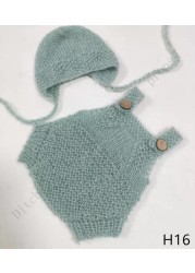 Newborn photography props, pants, hats, mohair woven props, newborn photography clothes