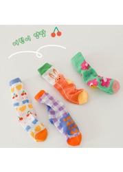 MILANCEL 2022 Summer Baby Socks Children Mesh Socks Girls Floral Socks Boys Socks