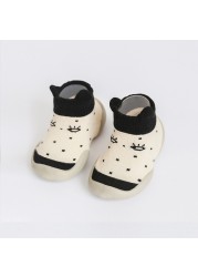 Baby Boy Girl Shoes Autumn Winter Spring Infant Nonslip Sock Baby Soft Rubber Sole Sock Toddler Shoes Anti-slip Floor Socks Shoes