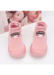 Baby Boy Girl Shoes Autumn Winter Spring Infant Nonslip Sock Baby Soft Rubber Sole Sock Toddler Shoes Anti-slip Floor Socks Shoes