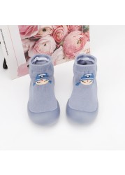 Baby Boy Girl Shoes Autumn Winter Spring Infant Nonslip Sock Baby Soft Rubber Sole Sock Toddler Shoes Anti-slip Floor Socks Shoes