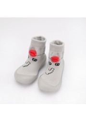 Baby Boy Girl Shoes Autumn Winter Spring Infant Nonslip Sock Baby Soft Rubber Sole Sock Toddler Shoes Anti-slip Floor Socks Shoes