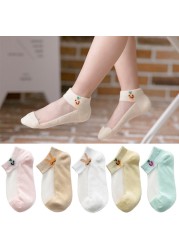 Soft Cotton Children Socks Cute Cartoon Casual Boys Socks Thin Mesh Summer 5pairs/lot Kids Socks Sport Baby Boy Socks 1-12 Years