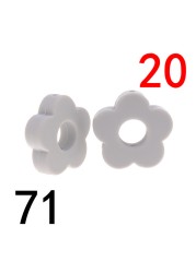 20pcs Baby Flower Beads Silicone Beads Flower Silicone Beads Teething Magic Teether Baby Chew Necklace Chew BPA Free Gift