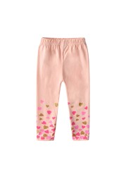 Girls Leggings Cotton Toddlers Trousers Fille Kids Pants Girls Skinny Pants Cartoon Pattern Print Children Leggings Trousers