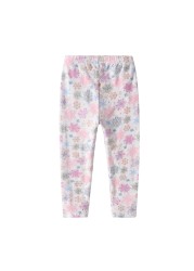 Girls Leggings Cotton Toddlers Trousers Fille Kids Pants Girls Skinny Pants Cartoon Pattern Print Children Leggings Trousers