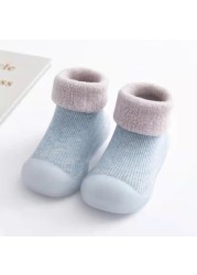 Winter Infant Baby Boy Boots Warm Plush Baby Girls Boys Boots Snow Boots Outdoor Soft Bottom Non-slip Baby Kids Boots Shoes