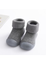 Winter Infant Baby Boy Boots Warm Plush Baby Girls Boys Boots Snow Boots Outdoor Soft Bottom Non-slip Baby Kids Boots Shoes