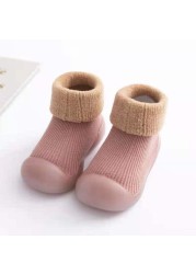 Winter Infant Baby Boy Boots Warm Plush Baby Girls Boys Boots Snow Boots Outdoor Soft Bottom Non-slip Baby Kids Boots Shoes