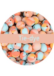 LOVKA 12mm 100pcs/lot Silicone Beads Food Grade Baby Teether Round Beads Baby Chewing Teething Beads Silicone Teether Diy