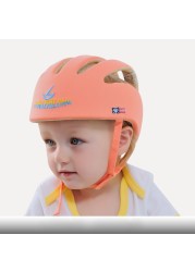 Baby Safety Helmet Head Protection Cotton Infant Baby Anti-Fall Hat for Crawling Baby Helmet Children Learn to Walk Crash Hat