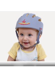 Baby Safety Helmet Head Protection Cotton Infant Baby Anti-Fall Hat for Crawling Baby Helmet Children Learn to Walk Crash Hat