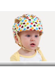 Baby Safety Helmet Head Protection Cotton Infant Baby Anti-Fall Hat for Crawling Baby Helmet Children Learn to Walk Crash Hat