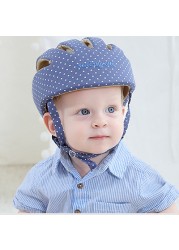 Baby Safety Helmet Head Protection Cotton Infant Baby Anti-Fall Hat for Crawling Baby Helmet Children Learn to Walk Crash Hat