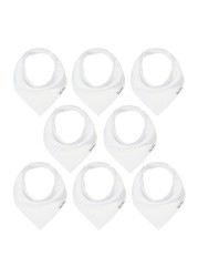 8pcs Civarua Kids Baby Bibs Newborn Baby Bandana Drool Bibs Super Soft Bandana Bibs for Boys and Girls 100% Organic Cotton Bibs