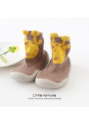 Baby shoes first baby shoes infant first walkers baby girl boy kids soft rubber sole baby shoes knit anti-slip socks