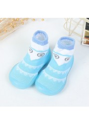 Baby shoes first baby shoes infant first walkers baby girl boy kids soft rubber sole baby shoes knit anti-slip socks