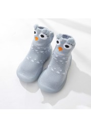 Baby shoes first baby shoes infant first walkers baby girl boy kids soft rubber sole baby shoes knit anti-slip socks