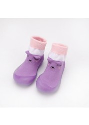 Baby shoes first baby shoes infant first walkers baby girl boy kids soft rubber sole baby shoes knit anti-slip socks