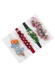 Newborn Photography Props Baby Flower Headband Floral Tieback Accessories Studio Photo Headwear