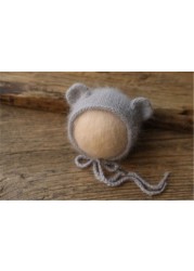 Newborn wool hat newborn photography props knit baby girl boy hat baby boy photography props aceessies