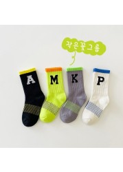 MILANCEL 2022 new spring baby socks letter sock fashion boys sock children sock