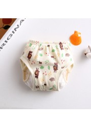 Cotton Reusable Baby Diapers Cute Waterproof Training Pants Panties Washable Underwear Infant Cloth Diapers Baby Diaper Diapers