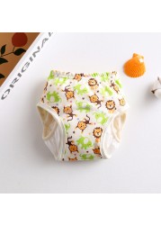 Cotton Reusable Baby Diapers Cute Waterproof Training Pants Panties Washable Underwear Infant Cloth Diapers Baby Diaper Diapers