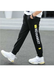 New Retail Selling Cotton Pants Kids Boys Solid Casual Joggers Jogging Enfant Garcon Leisure Children Long Pants 2-13 Y