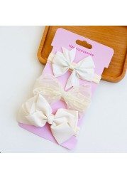 3pcs/10pcs Flower Bowknot Headbands Baby Girls Fashion Lovely Hair Band New Style Infant Children Girl Headwear Gift Accessories