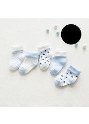 5 Pair High Quality Thicken Cartoon Comfort Cotton Newborn Socks Kids Boy New Born Girl Socks Meia Infantil Miaoyoutong