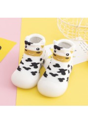 Unisex Baby Shoes First Shoes Baby Walkers Toddler First Walker Baby Girl Kids Soft Rubber Sole Baby Shoes Knit Socks Anti-slip