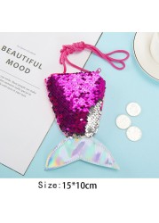 Girls Little Mermaid Party Accessories Necklace Ring Earrings Bracelet Kids Toy Birthday Gift Magic Embroidery Shoulder Bag Headband